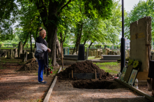 Cmentarz Żydowski - pogrzeb ofiar Holokaustu, Salomei Korzennik i Racheli Pacher - cz. 2